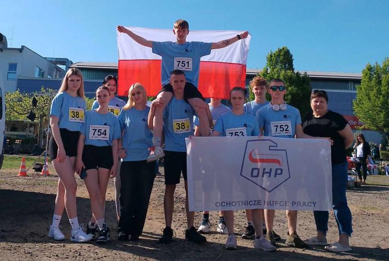 Młodzież ECKiW OHP na Biegu Pamięci w Niemczech