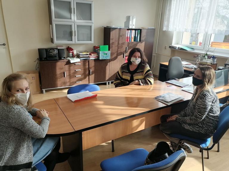 Spotkanie w Szkole Podstawowej nr 1 w Czeladzi 