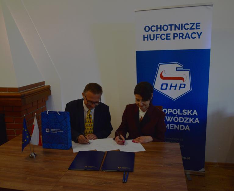 Porozumienie Małopolskiej WK OHP z Miejskim Centrum Profilaktyki Uzależnień w Krakowie