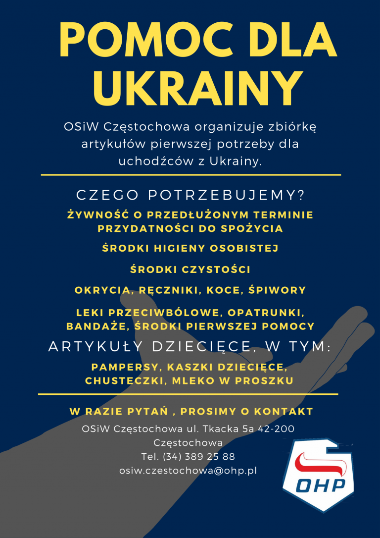 Częstochowa pomaga Ukrainie!!!
