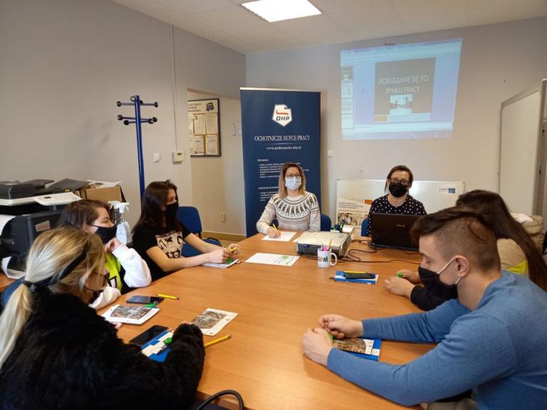 Spotkanie z uczniami w Centrum Edukacji i Pracy Młodzieży w Przemyślu