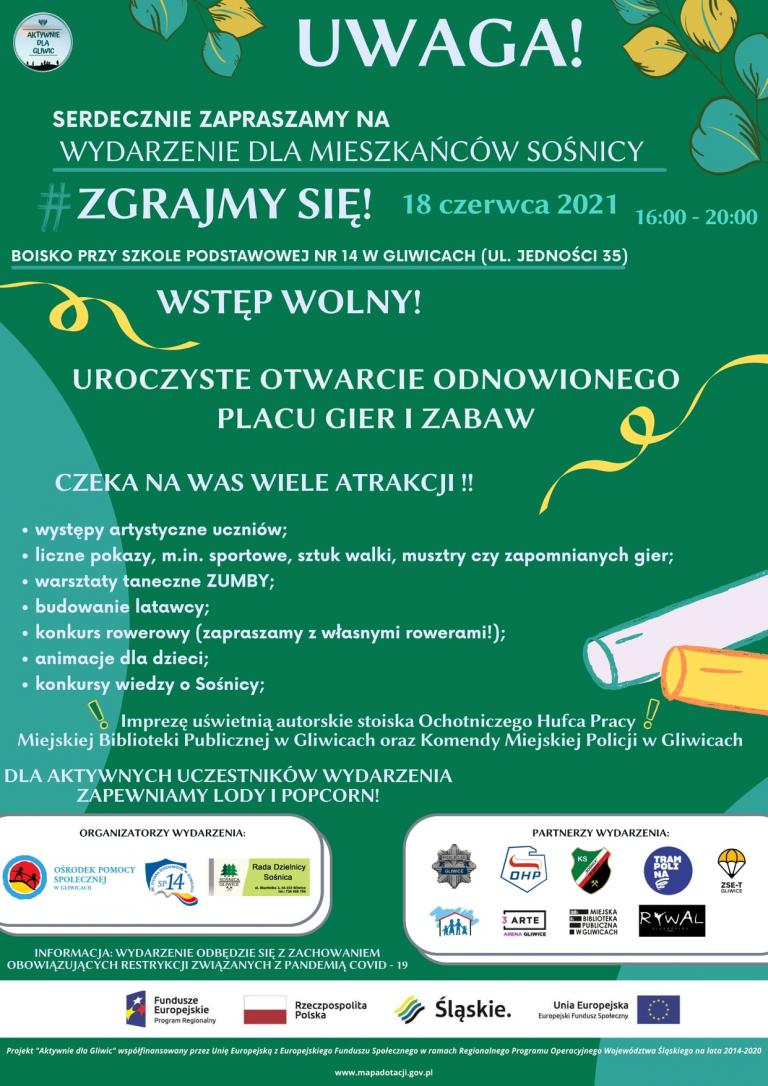 „Zgraliśmy się” na pikniku z „Aktywnie dla Gliwic” - 12-9 HP oraz MCK Gliwice