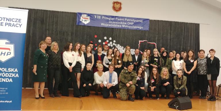 VII Przegląd Pieśni Patriotycznej uczestników OHP.