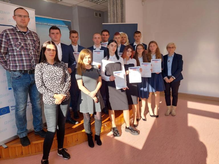 Podsumowanie projektu - uczestnicy z Ząbkowic Śląskich