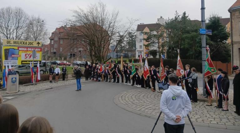 Hufiec Pracy w Trzebnicy na Uroczystości  Narodowego Dnia Pamięci „Żołnierzy Wyklętych”