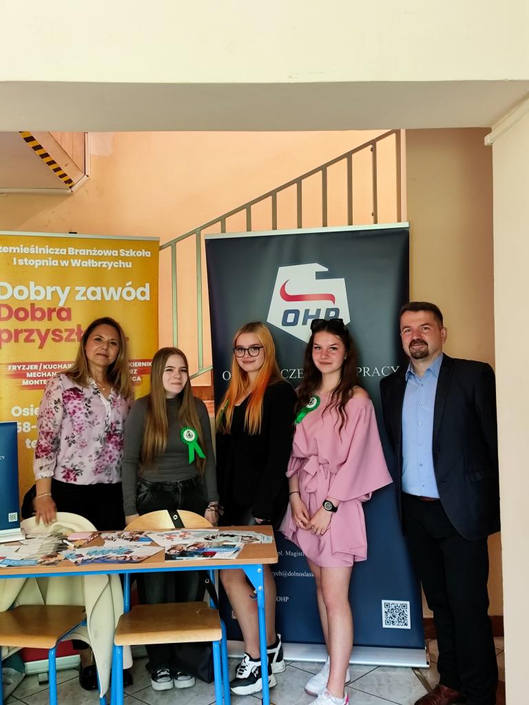 Hufiec Pracy w Wałbrzychu podczas Dni otwartych w Rzemieślniczej Branżowej Szkole I stopnia