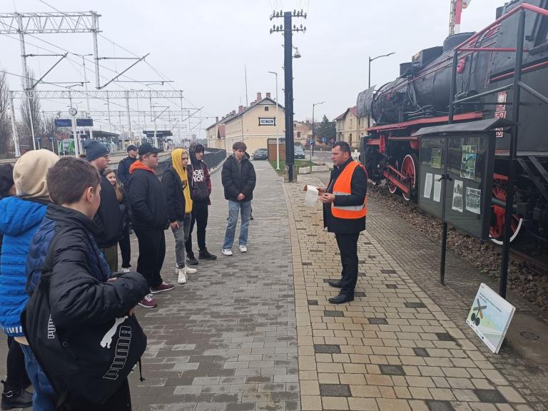 Z wizytą studyjną w Polskich Kolejach Państwowych w Stalowej Woli (Rozwadów)