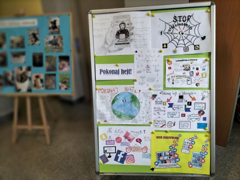 Konkurs na plakat przeciwko hejtowi w dębickim Hufcu
