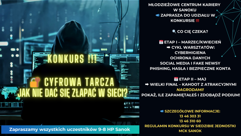 „Cyfrowa Tarcza: Jak nie dać się złapać w sieci?”