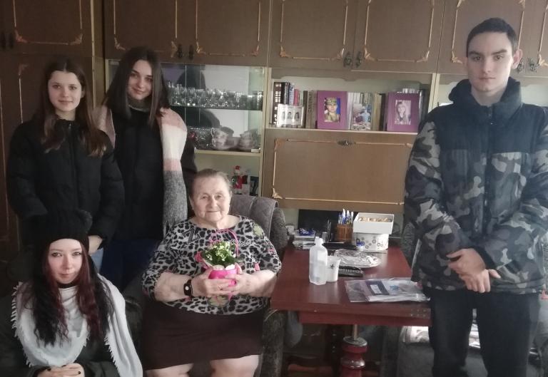 Młodzież z przemkowskiego Hufca pamięta o dniu babci i dziadka
