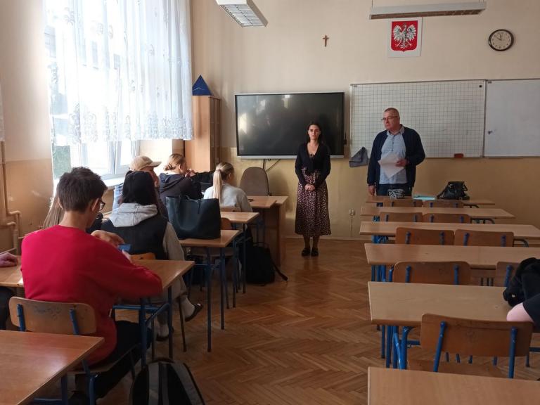 Spotkanie ze specjalistą ds. rozwoju zawodowego w 9-10 Hufcu Pracy