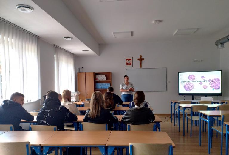 Zajęcia profilaktyczne dla uczestników Hufca Pracy w Krotoszynie