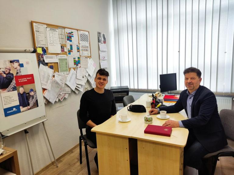 Spotkanie po latach w 9-9 Hufcu Pracy w Krośnie