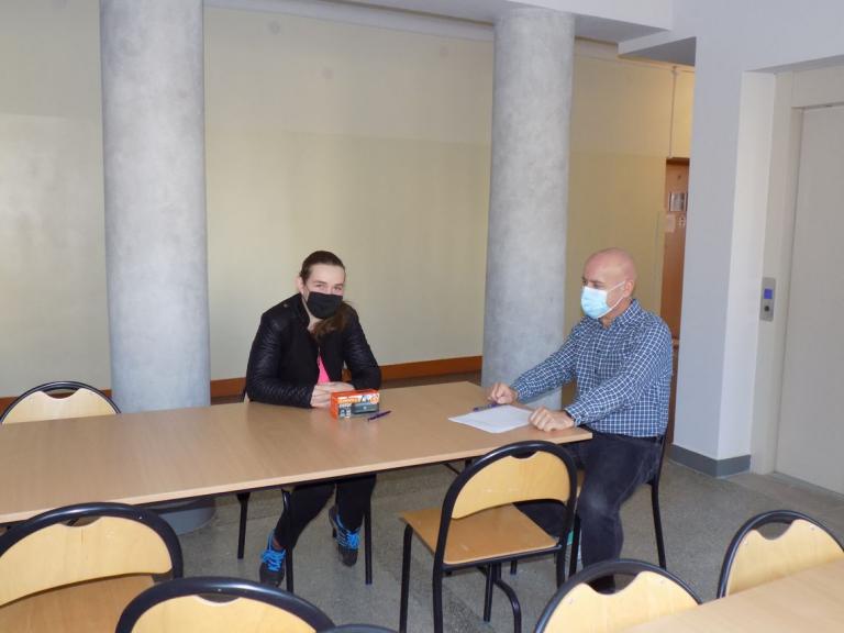 Spotkanie z absolwentami w dębickim Hufcu Pracy