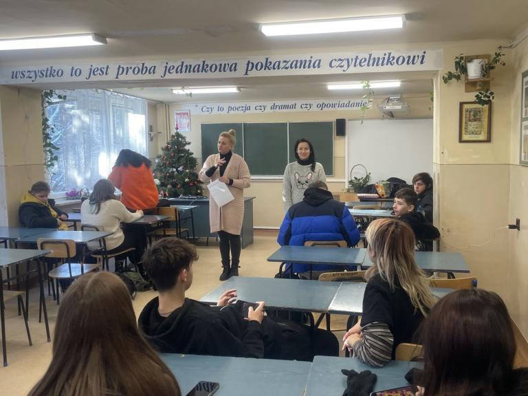 Spotkanie informacyjno-organizacyjne z młodzieżą 9-13 HP w Przemyślu