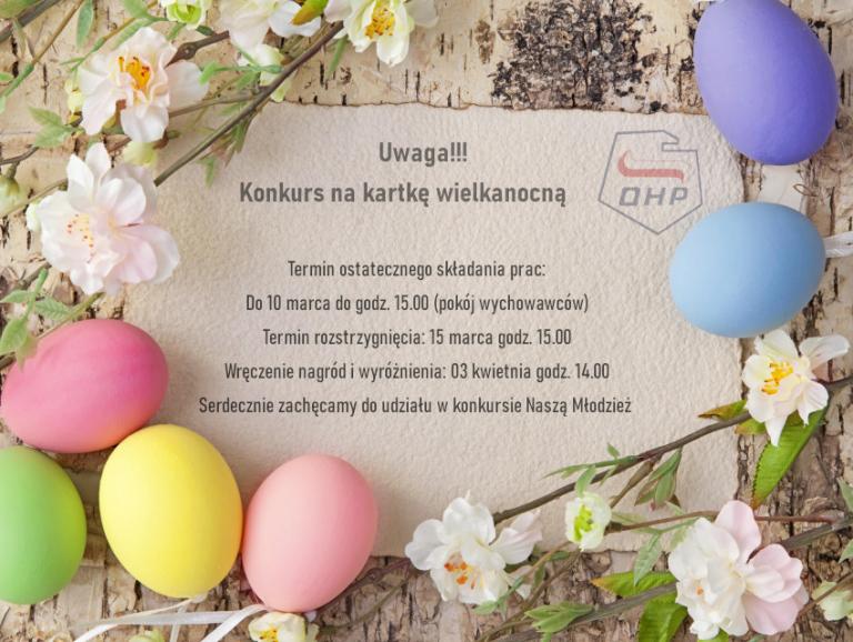 Uwaga konkurs na „Kartkę Wielkanocną”