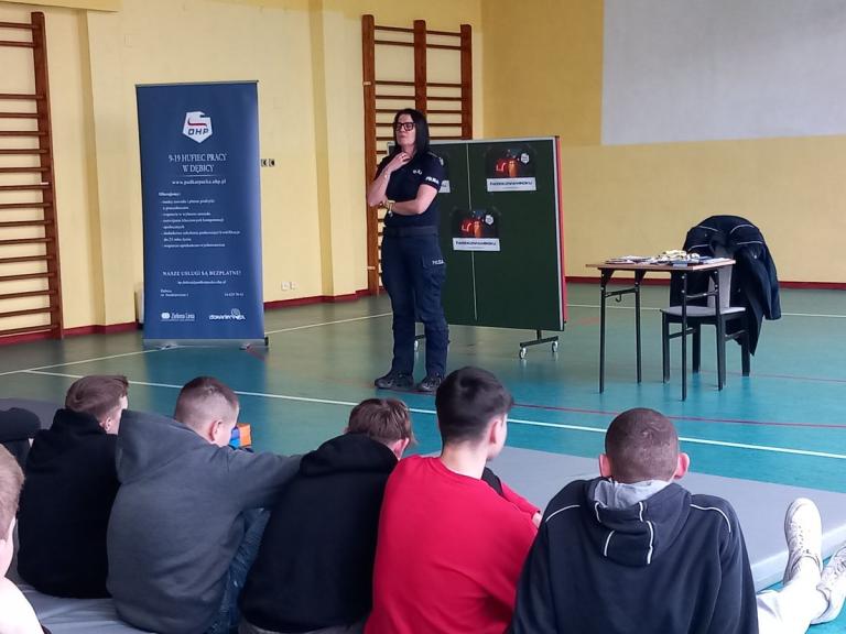 Spotkanie z policjantem w Dębicy