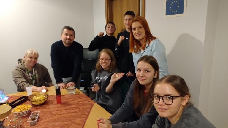 Andrzejki w Hufcu Pracy w Wałbrzychu