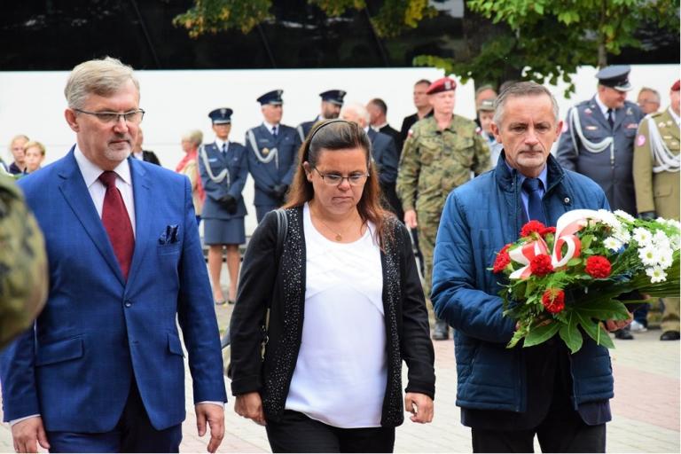 Poczet sztandarowy CKiW w Łęczycy