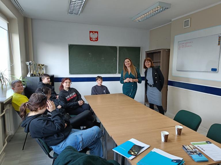Zajęcia na temat przedsiębiorczości w wolsztyńskim Hufcu Pracy