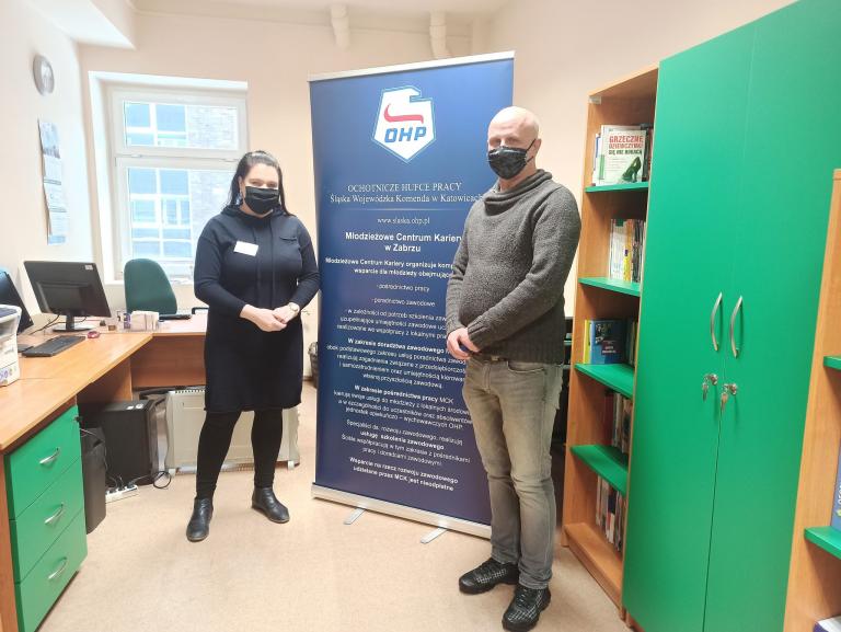 Spotkanie w ramach ustalenia szczegółów współpracy między Centrum Edukacji w Za-brzu a Młodzieżowym Centrum Kariery w Zabrzu