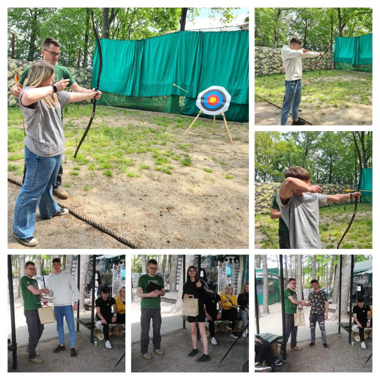Zawody łucznicze w 11-19 Hufcu Pracy w Słupsku