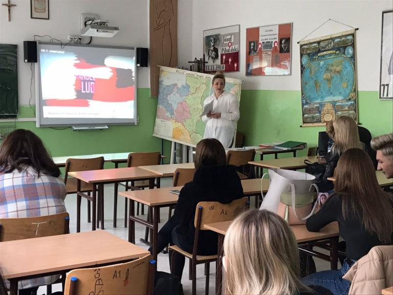 Z młodzieżą przemyskiego Hufca o handlu ludźmi i nie tylko