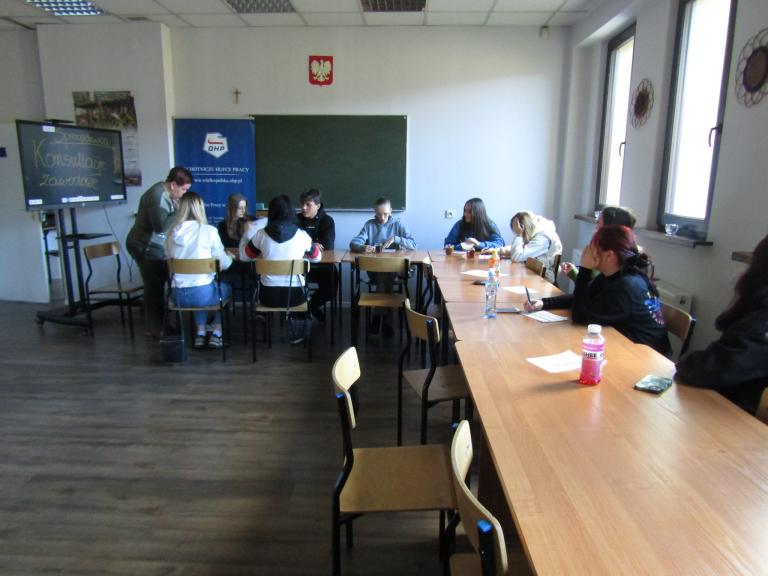 Konsultacje zawodowe w Hufcu Pracy w Turku 