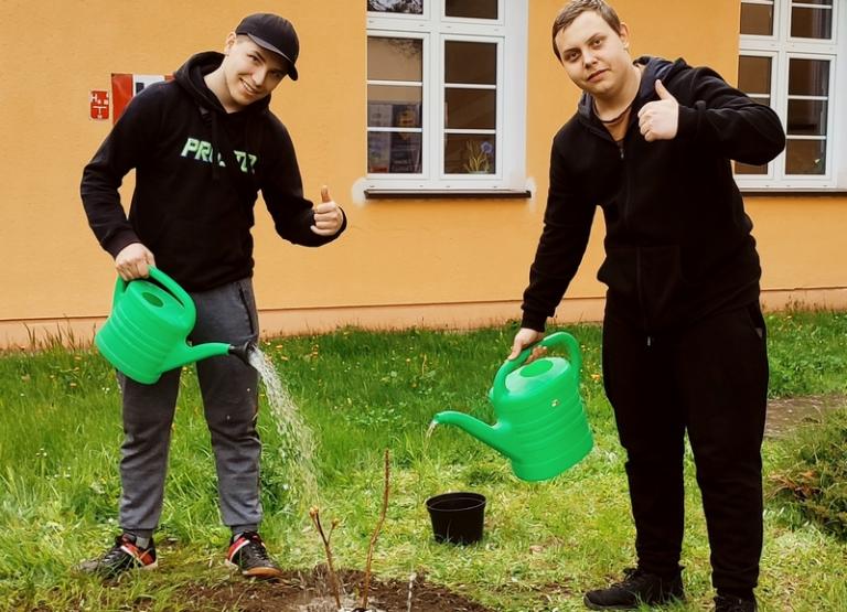 Widoczne efekty działalności kółka ekologicznego. 
