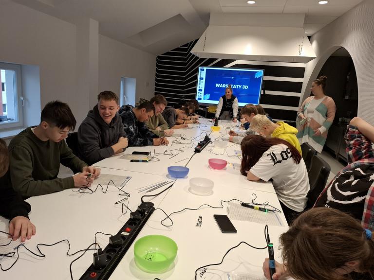 Warsztaty z druku 3D w Stargardzkim Centrum Nauki Filary – Innowacja i Integracja