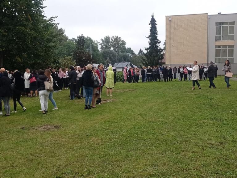 Próbna ewakuacja szkoły