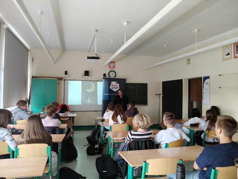 Hufiec Pracy w Polkowicach z kolejną wizytą w SP2 – bliżej młodzieży, bliżej przyszłości