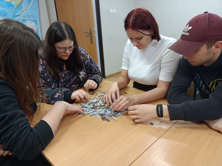 Międzynarodowy Dzień Puzzli w Ośrodku Szkolenia i Wychowania w Niechanowie