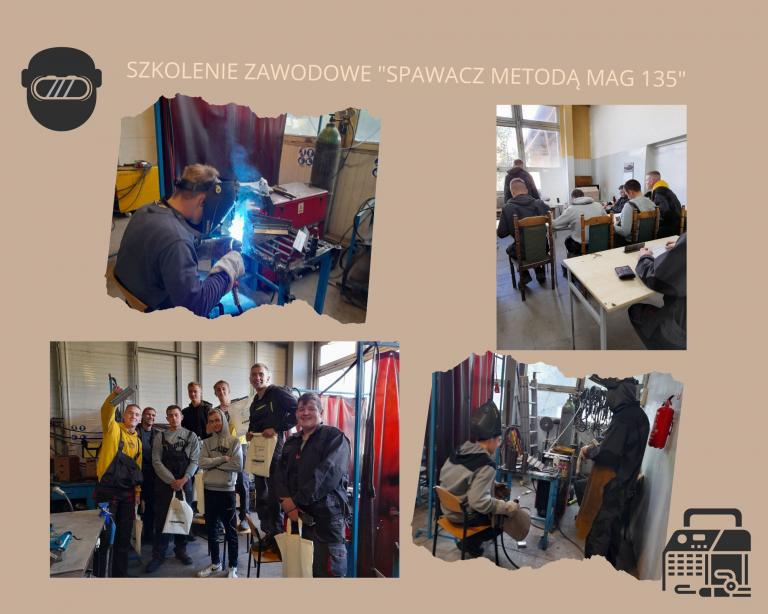 Szkolenie zawodowe pn. „Spawacz metodą MAG 135”
