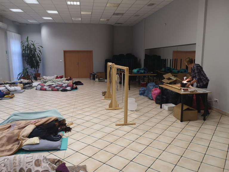 Relaksowali się przy misach i gongach
