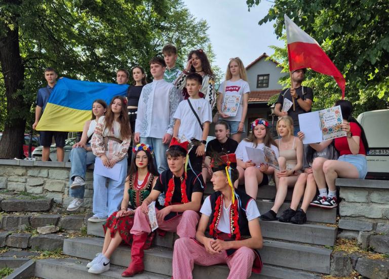 Zakończenie polsko-ukraińskiej wymiany młodzieży w ramach projektu „Ładne kwiatki”