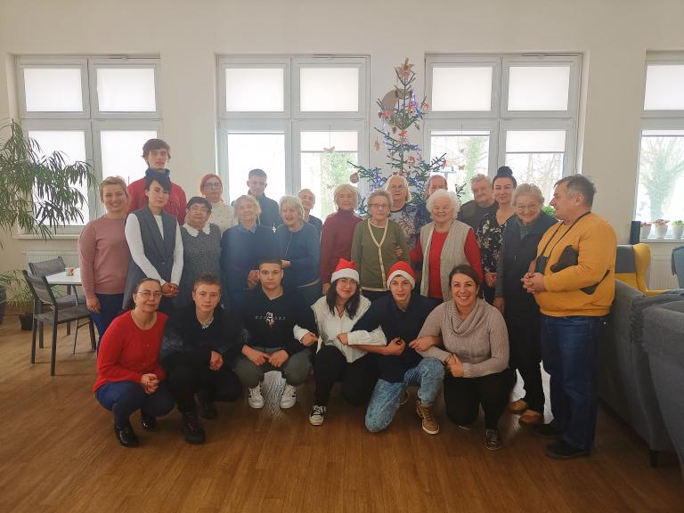 Wspólne kolędowanie z seniorami z Domu Dziennego 