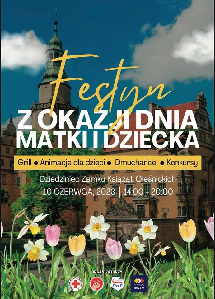 Zaproszenie na Festyn z okazji Dnia Matki i Dziecka 