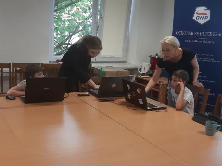 Warsztaty programowania dla dzieci z Ukrainy