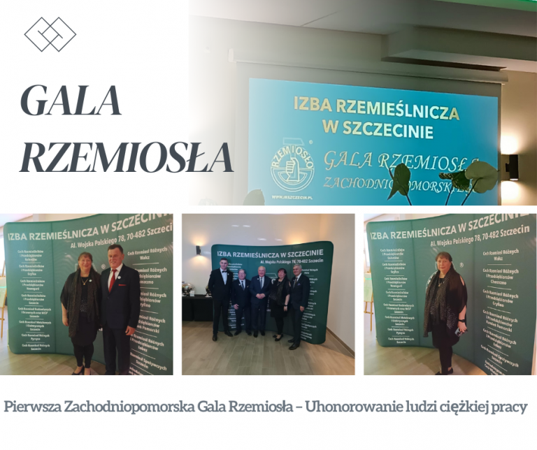 Pani Małgorzata Śmigielska-Matulaniec, wojewódzka komendant zachodniopomorskiej OHP, na Gali Rzemiosła w Szczecinie