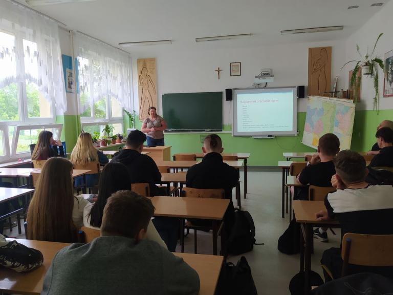 O transplantologii w przemyskim Hufcu Pracy