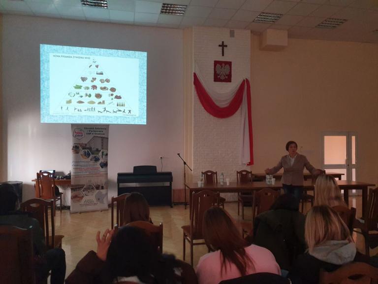 Spotkanie z dietetykiem w Ośrodku Szkolenia i Wychowania w Iwoniczu