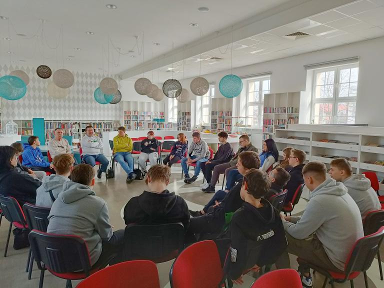 Zajęcia profilaktyczne w wolsztyńskim Hufcu Pracy 