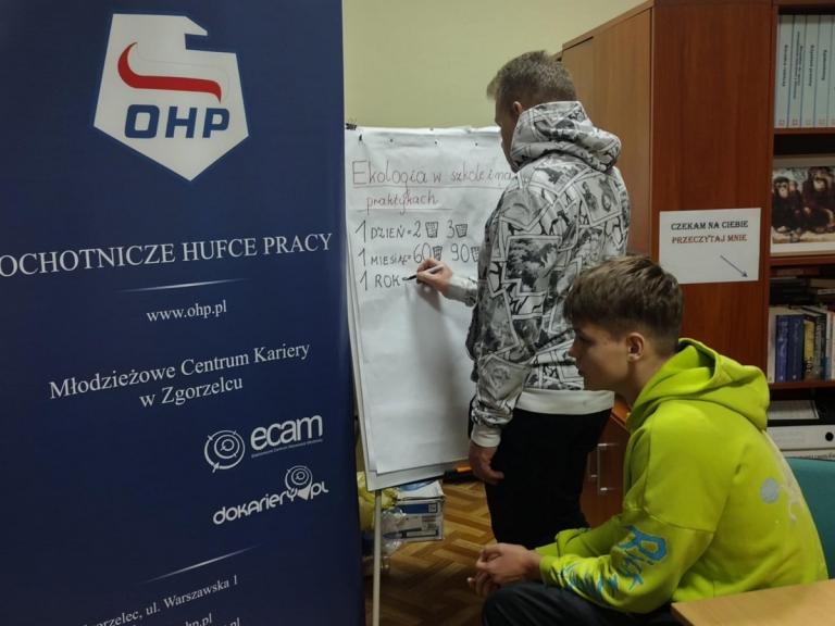 Warsztaty w Zgorzelcu: Ekologiczne zachowanie w szkole i na praktykach