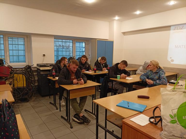 Spotkanie z absolwentami z 11-23 Hufca Pracy w Słupsku