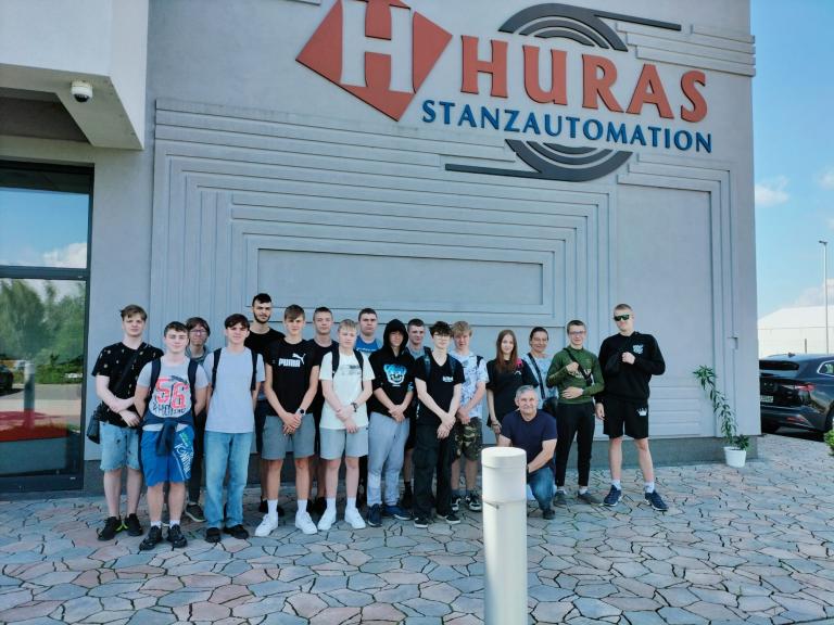 Wizyta studyjna w zakładzie pracy HURAS STANZAUTOMATION – Konstrukcja i Budowa Maszyn Specjalnych Sp. z o.o. w Nowej Wsi Legnickiej.
