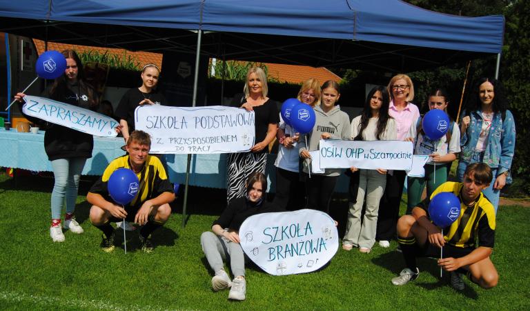 Akcja promocyjna Ośrodka Szkolenia i Wychowanie w Szamocinie