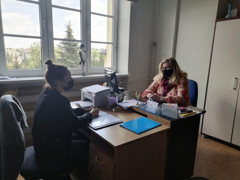 Spotkanie z psychologiem w Zespole Szkół Zawodowych „Sztygarka” w Dąbrowie Górniczej 