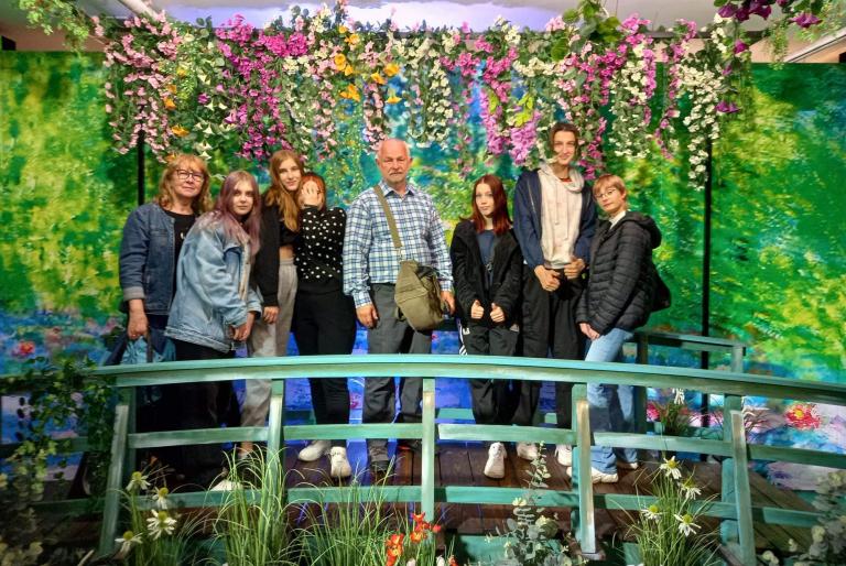 Udział młodzieży w wystawie „Monet i impresjoniści” 