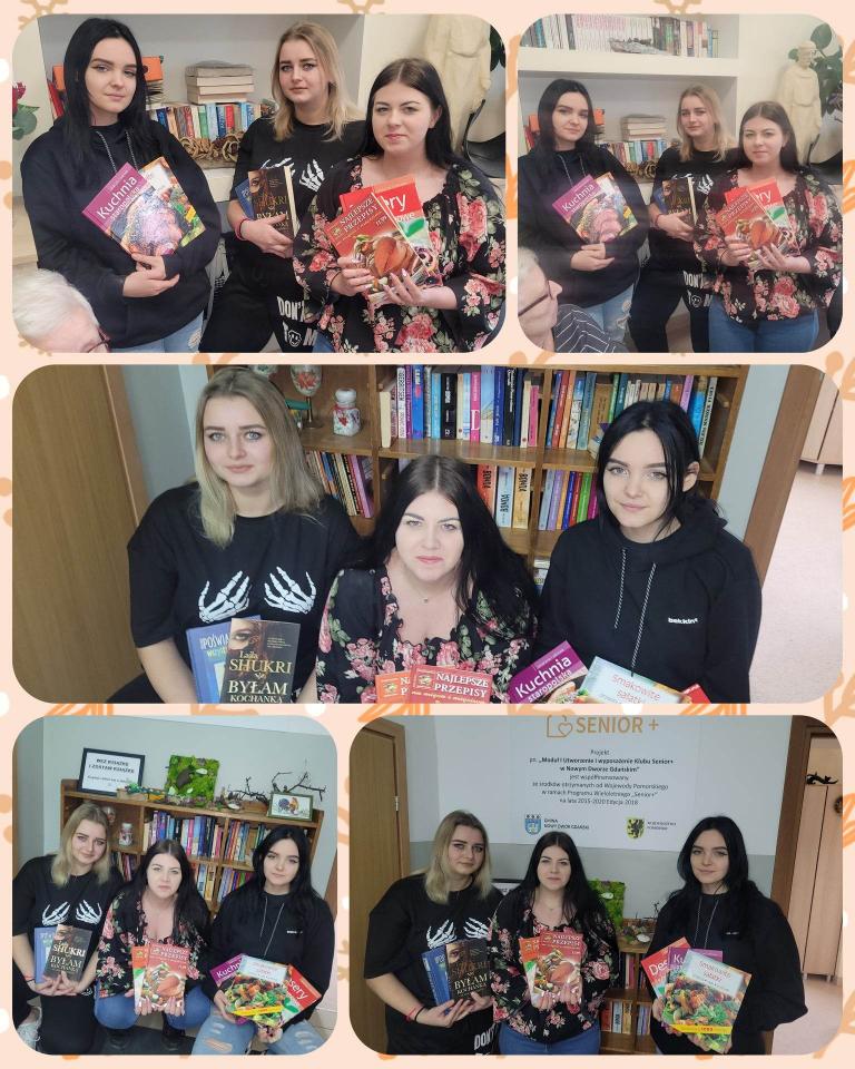 Tworzenie biblioteczki w Żuławskim Klubie Seniora